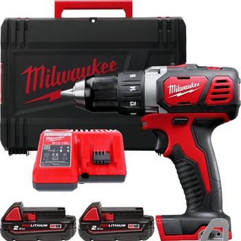 MILWAUKEE M18 BDD-202X Screwdriver Drill – 2 Batteries 18V 2.0Ah – 1 Charger