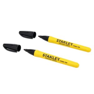Stanley, STD BLK FINE TIP MARKER CARDX2