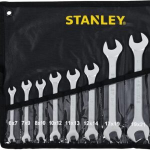 Stanley, STANLEY-COMBINATION SPANNER SET 14PC (8, 9, 10, 12, 13, 14, 17, 19, 21, 22, 24, 27, 30, 32mm)