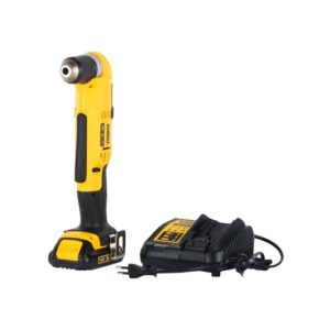 Dewalt, 18V Right Angle Drill, 1 x 1.5Ah batteries, charger and kit
