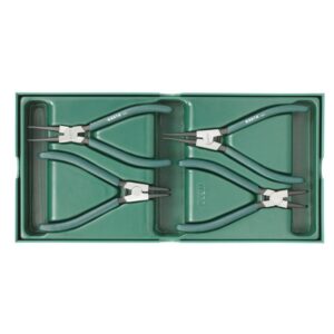 SATA, PLIER, SNAP RING, TRAY SET, 4PC