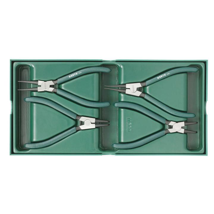 SATA, PLIER, SNAP RING, TRAY SET, 4PC