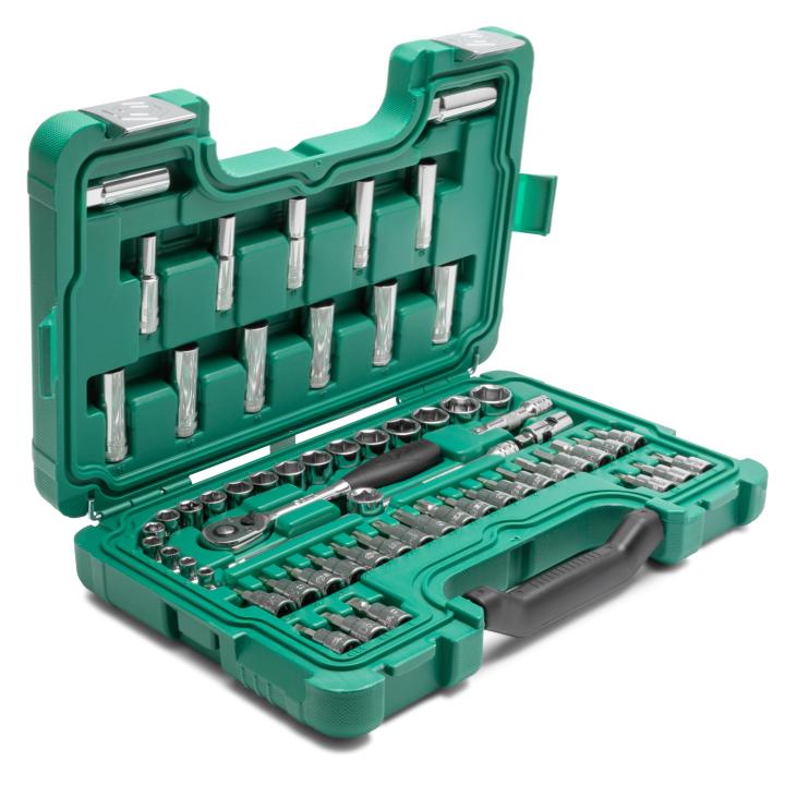 SATA, 60 Pc. 3/8” Drive 6 Point Metric Socket Set - Image 2