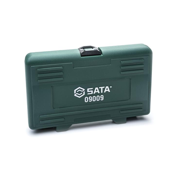 SATA, 12 Pc. 1/2” Drive 6 Point Metric Impact Socket Set - Image 2