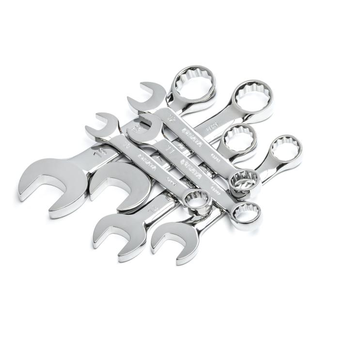 SATA,7 PCS STUBBY COMBINATION WRENCH 10-19MM SET. - Image 3