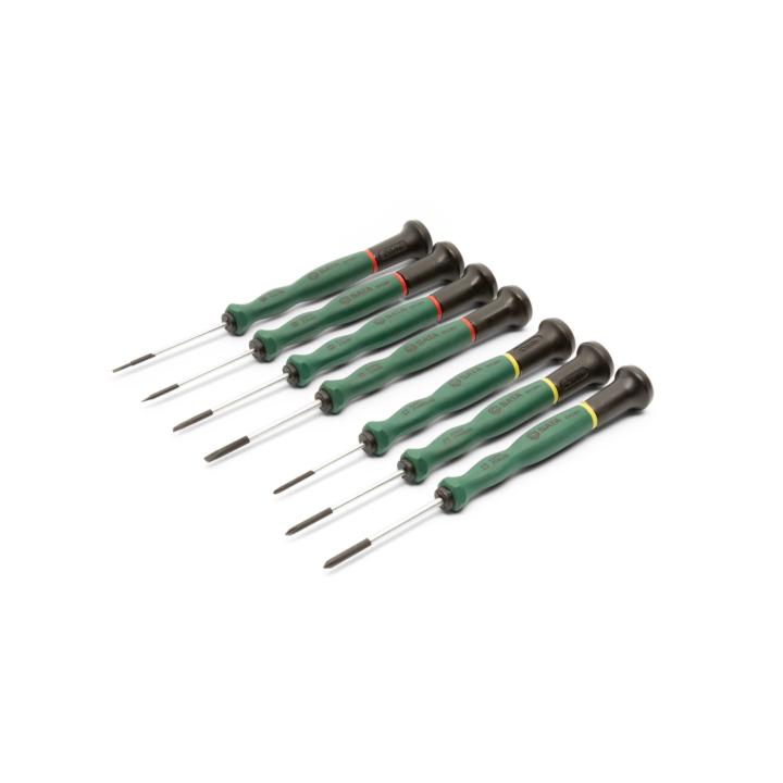 SATA, 7 PC. PRECISION COMBINATION SCREWDR SET - Image 5