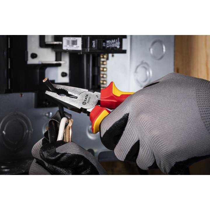 SATA, VDE INSULATED LINESMAN PLIERS 8" - Image 4