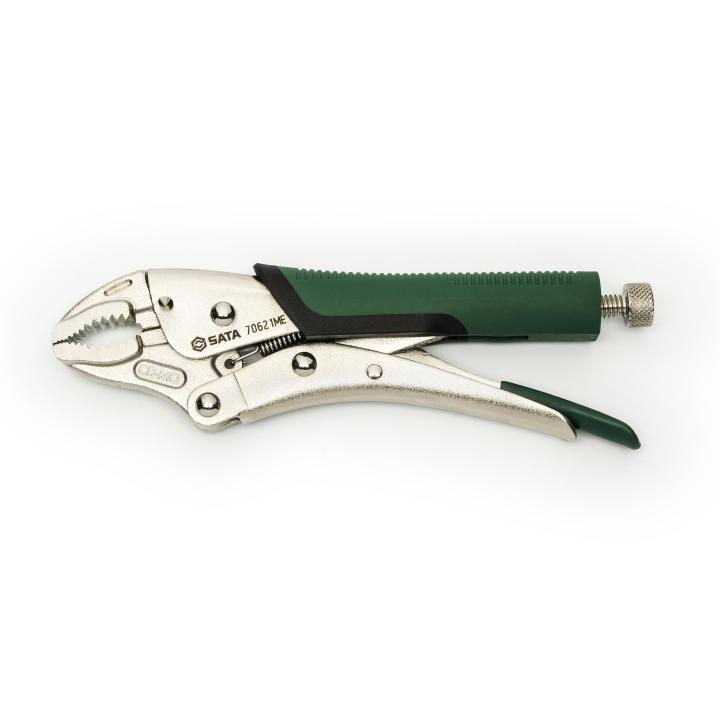 SATA, PVC HANDLE / CURVED JAW LOCKING PLIERS 10"