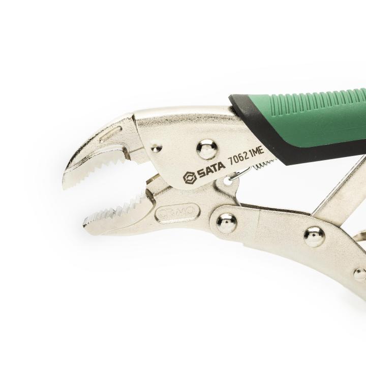 SATA, PVC HANDLE / CURVED JAW LOCKING PLIERS 7" - Image 4
