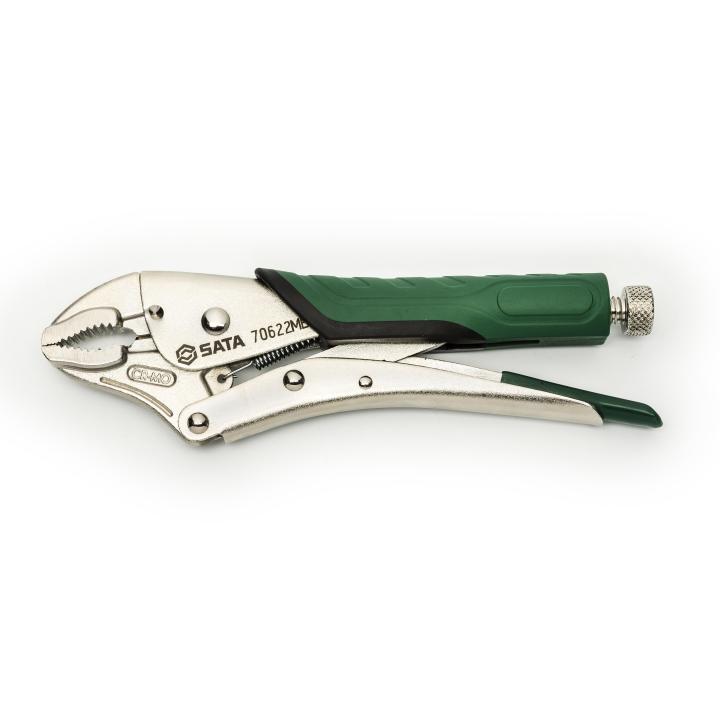 SATA, PVC HANDLE / CURVED JAW LOCKING PLIERS 10" - Image 2