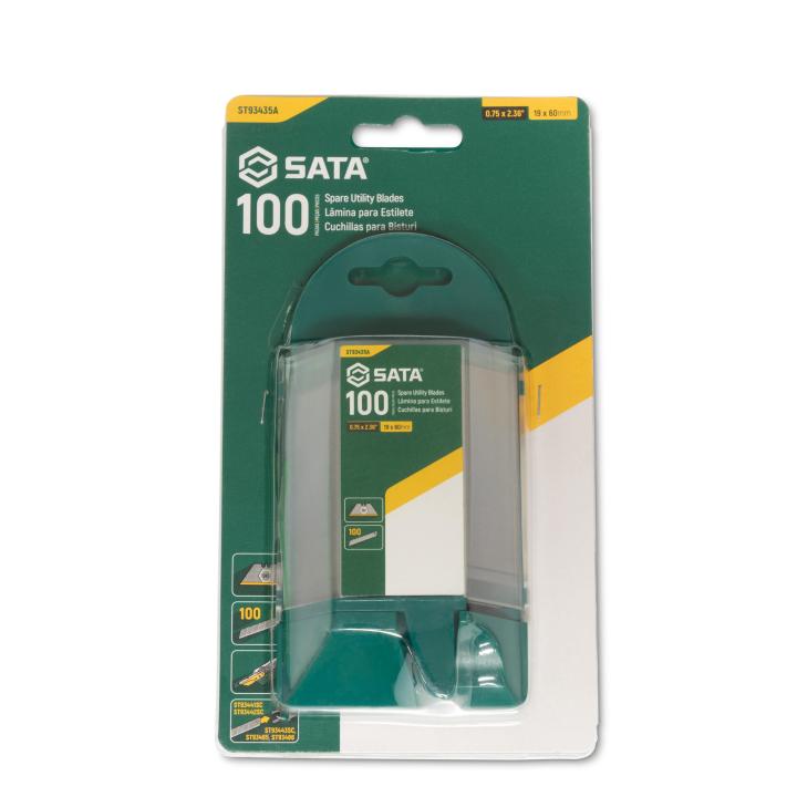 SATA, 100 Pc. Spare Utility Blades - Image 2