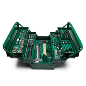 SATA ,70 PC. 1/2" DRIVE 12 POINT METRIC CANTILEVER TOOL BOX  AND TRAY SET