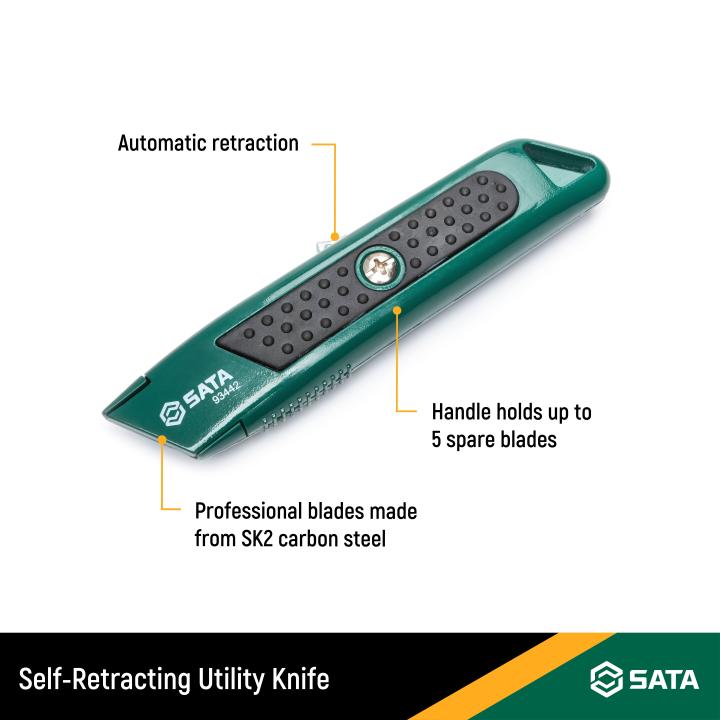 SATA, SELF-RETRACTING UTILITY KNIFE - Image 5